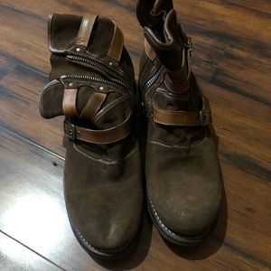 John Varvatos leather boots